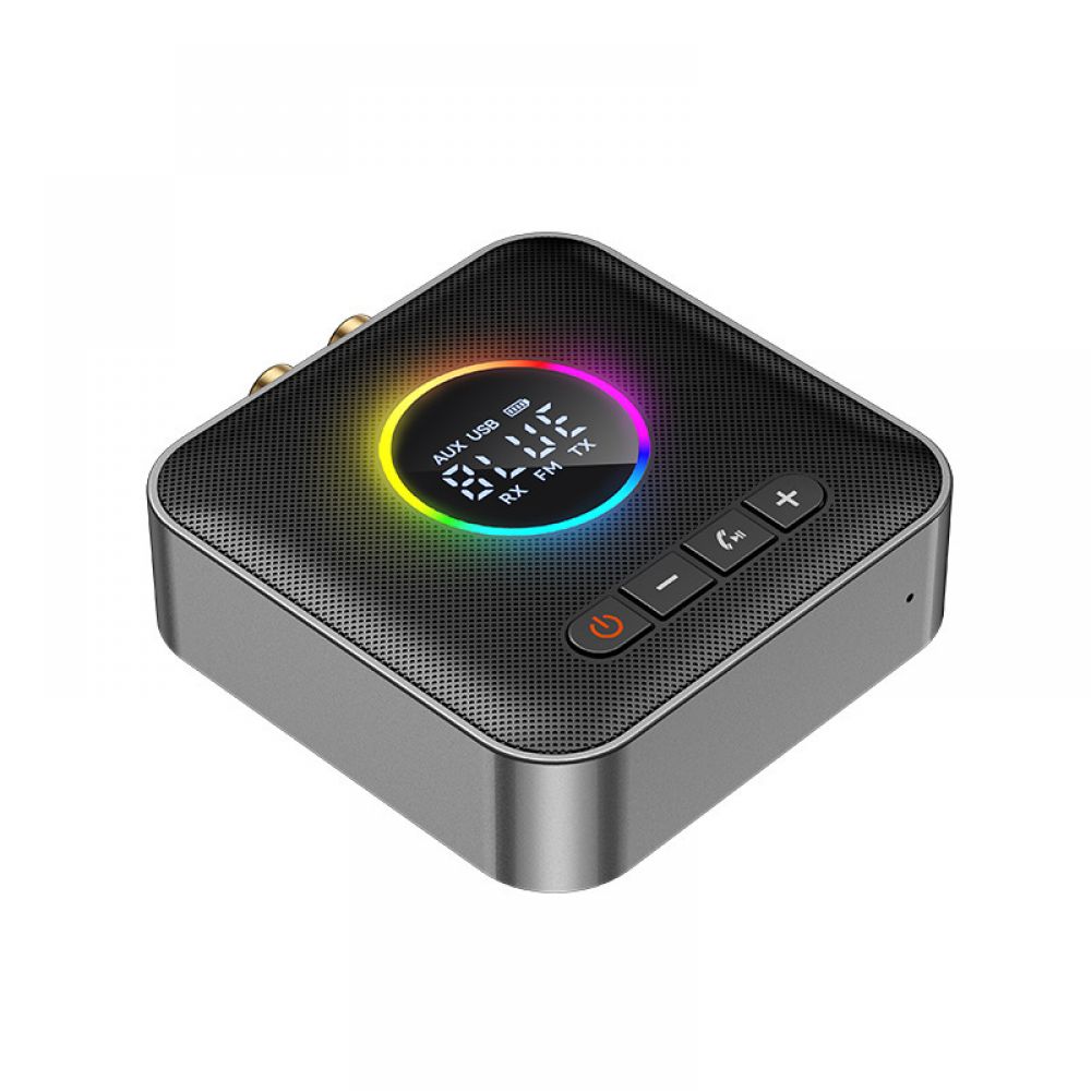 Bluetooth 5.4 Sender/empfänger 3-in-1 Bluetooth-adapter Hifi-audioempfänger Fm-sender Mit Led-anzeige 3,5-mm-klinke Aux Rca Usb Für Tv/auto/pc/heimstereoanlage/lautsprecher