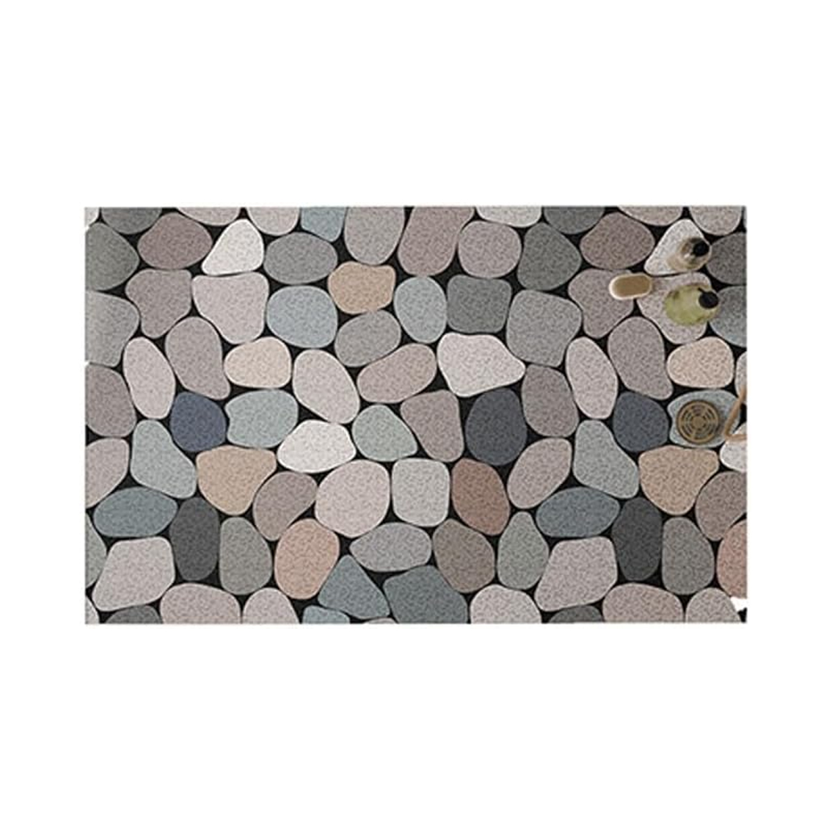 Duschmatte 120 X 80 Cm Aus Weichem Pvc, Mit Abflusslöchern, Hohe Atmungsaktivität, Für Nassbereiche