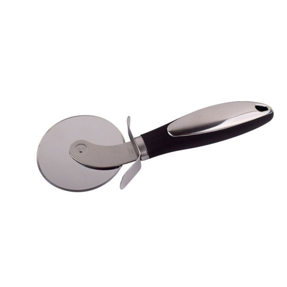 Pizzaschneider – Pizzaschneider Aus Edelstahl, Spülmaschinenfest, Ergonomischer, Rutschfester Silikongriff