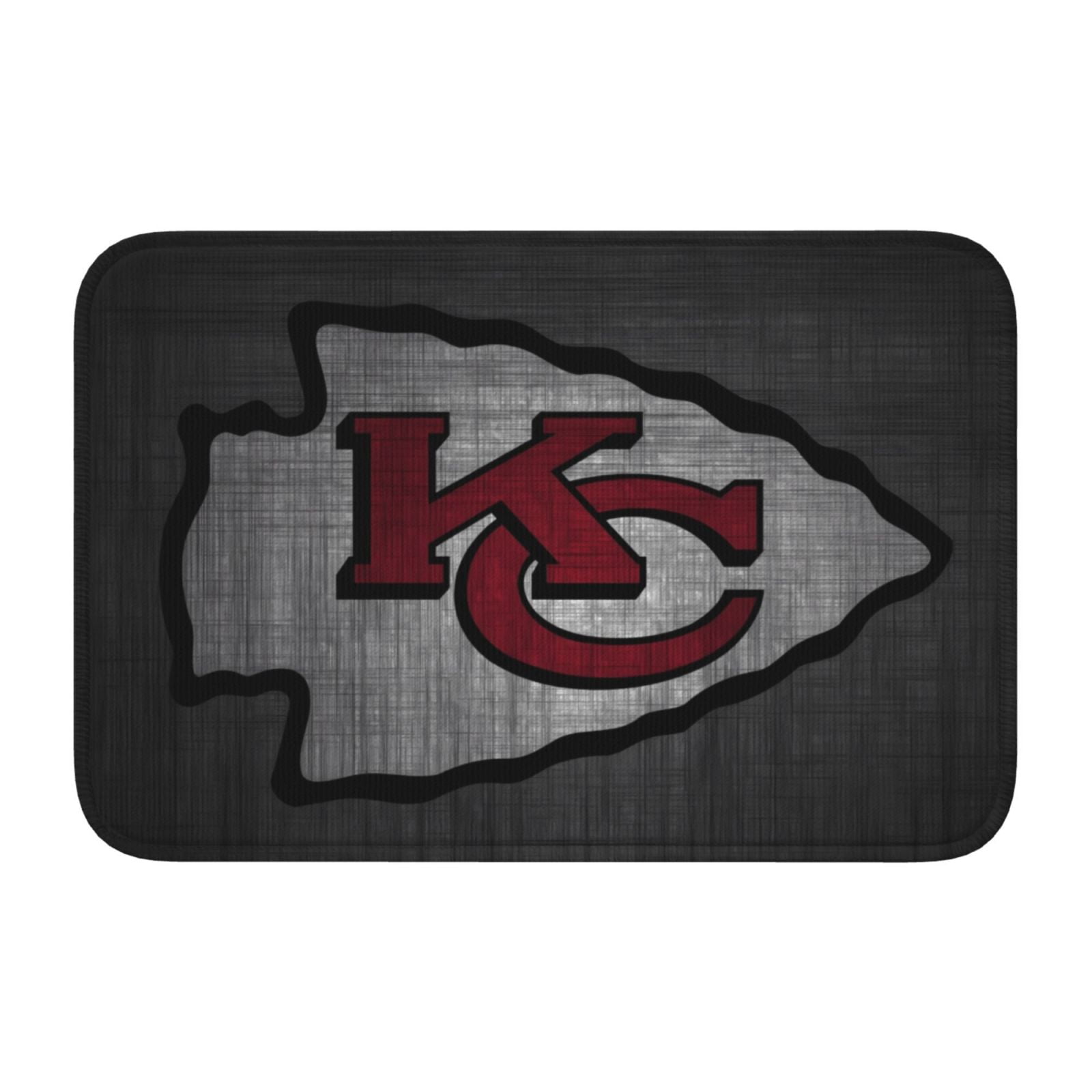 Kc Chiefs Mehrzweck-fußmatte Für Drinnen Und Draußen – Willkommensteppich Für Zuhause, Schlafzimmer, Badezimmer, Küche – Wasserabsorbierende Bodendekoration