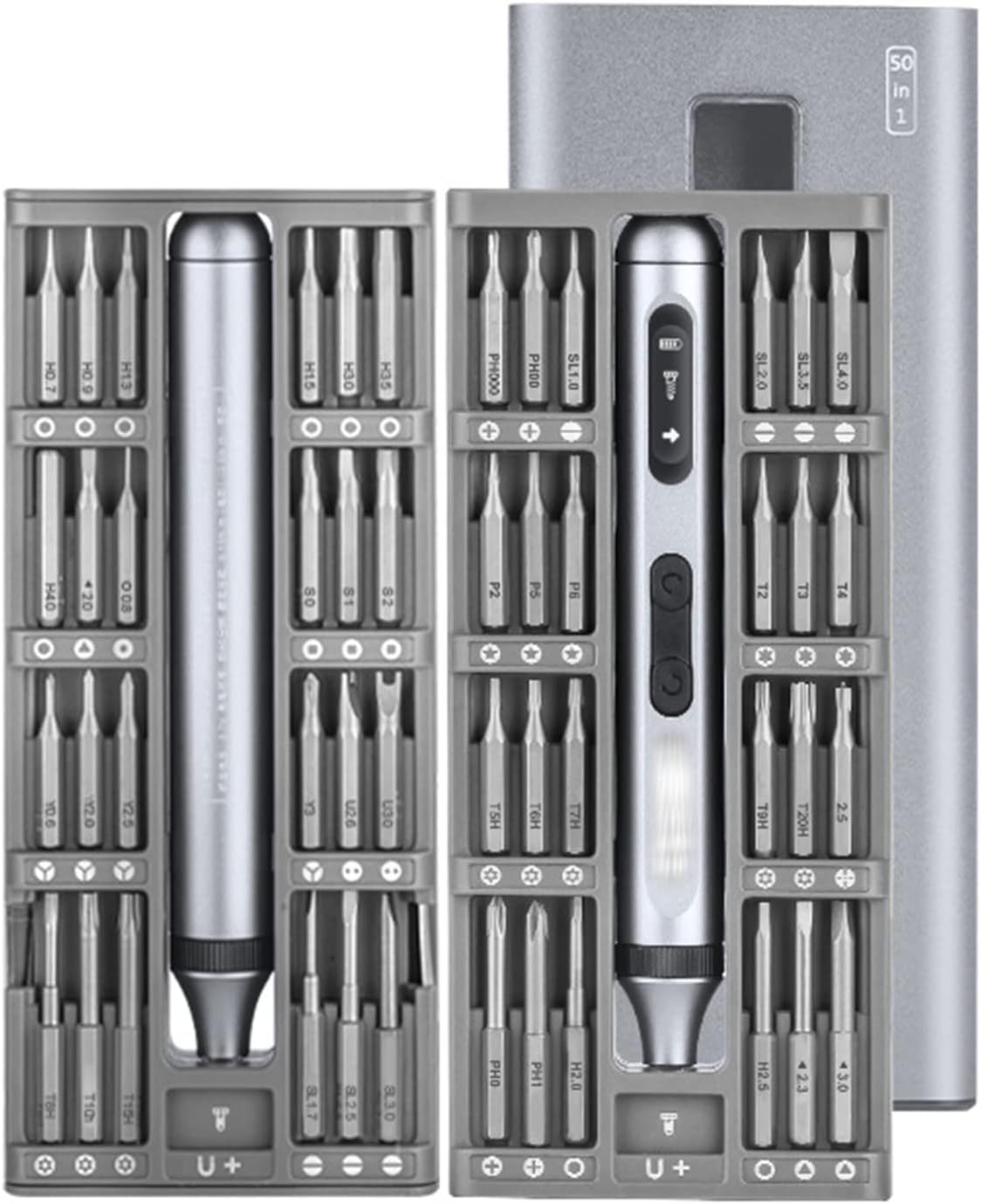 Mini-elektroschraubendreher, Präzisionsschraubendreher-set Mit 48 Magnetischen Präzisionsbits, Reparaturset Für Handys Und Kameras (48-teilig)