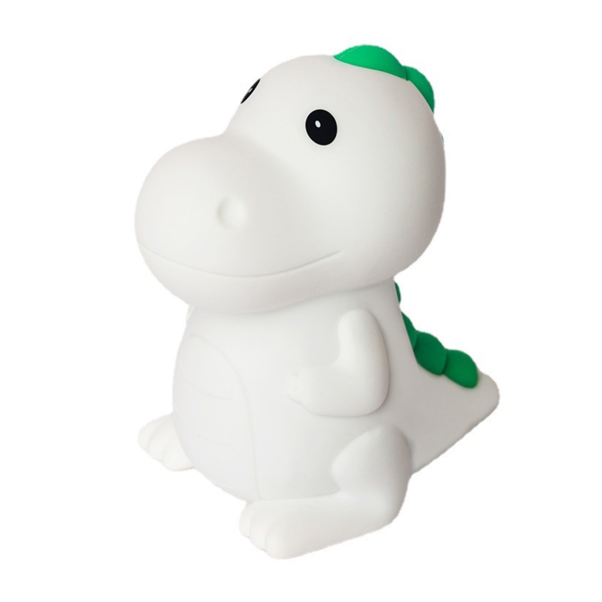 Mehrfarbiger Touch-dinosaurier – Silikon, Usb-aufladbar, 7 Farben, Zimmerdekoration, Geschenk