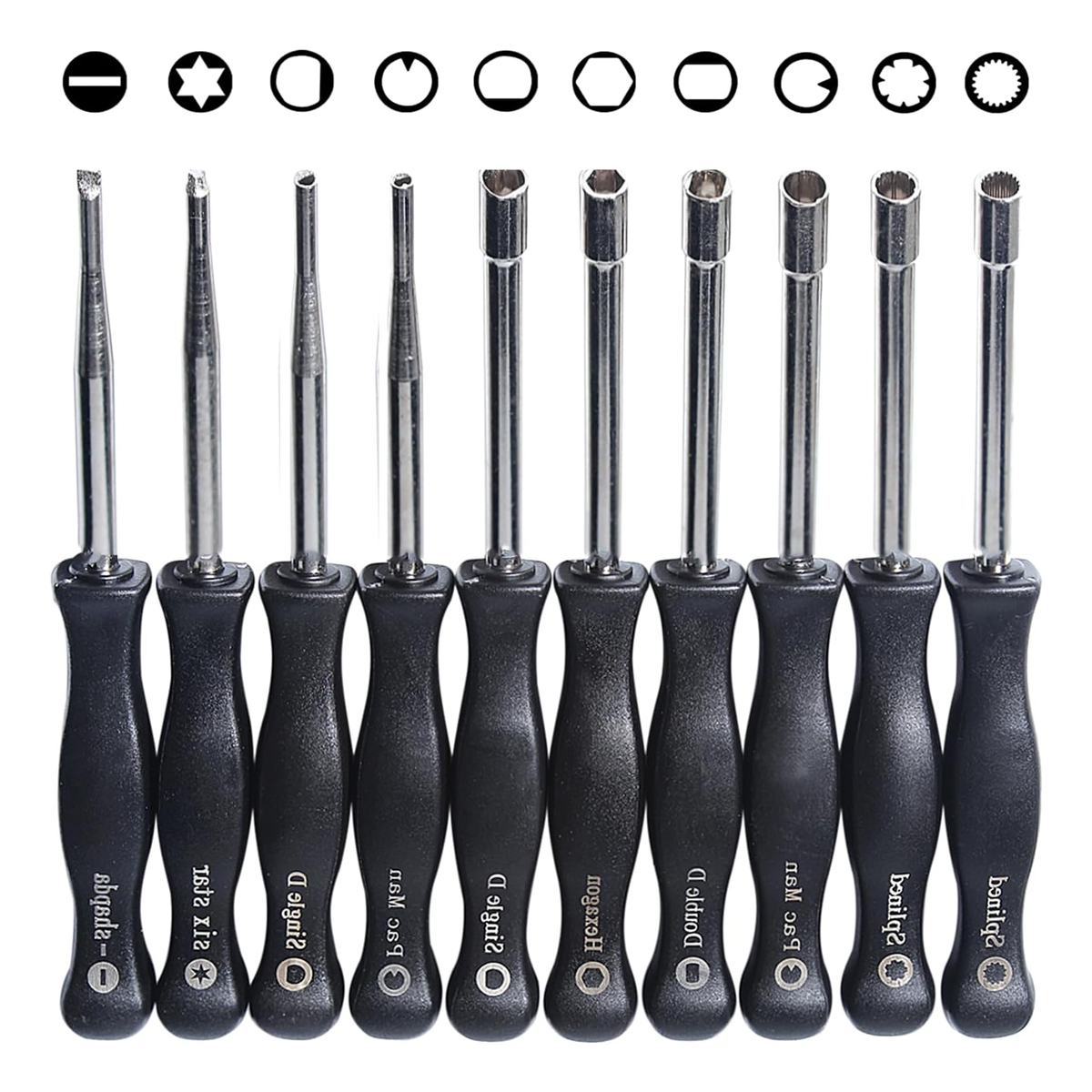 10-teiliges Vergaser-einstellwerkzeug-schraubendreher-set Für Poulan Artisan Zama, Walbro, Stihl, Husqvarna 2-takt-kleinmotoren, Vergaser-einstellschraubendreher