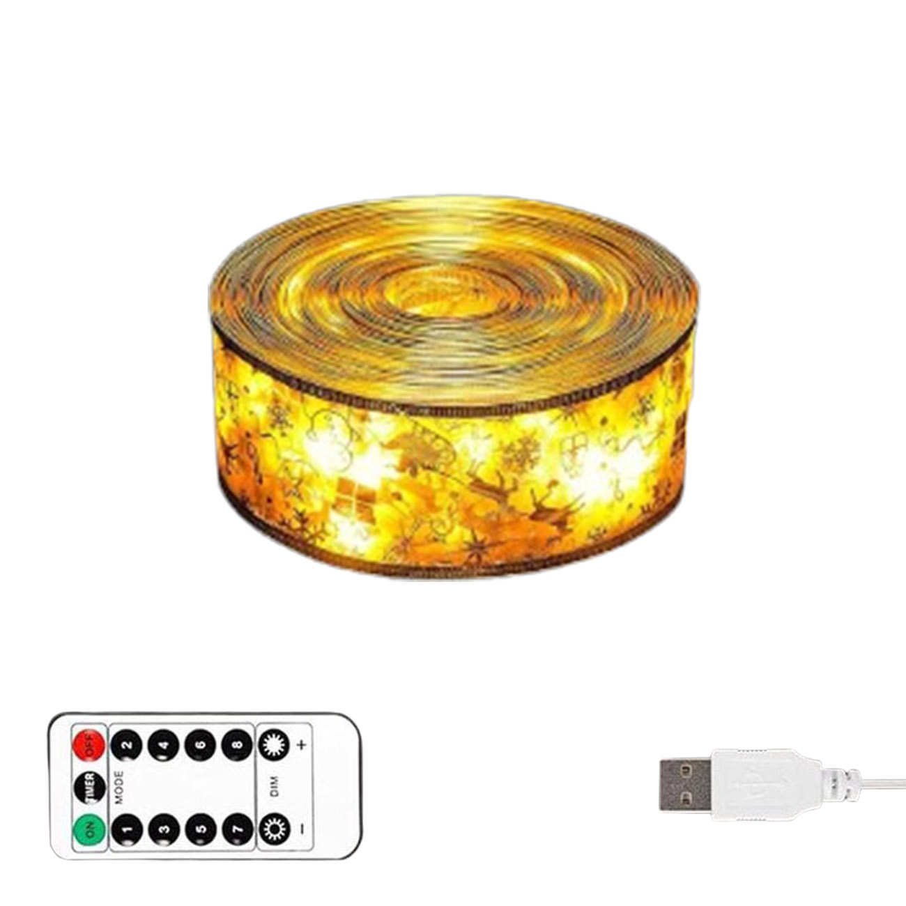 Usb-weihnachtsband-led-lichterkette, Weihnachtsbaumschmuckband - Usb-weihnachtsband-led-lichterkette, Weihnachtsbaumschmuckband