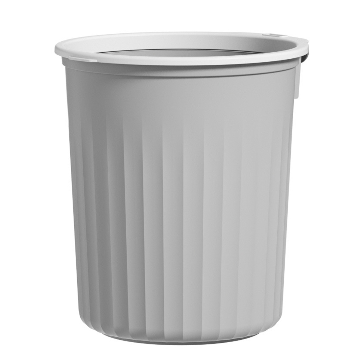 Audeals Mülleimer Mit Pressring, Runder Kunststoff-abfalleimer Für Bad, Küche, Schlafzimmer, Recycling, 5 Gallonen