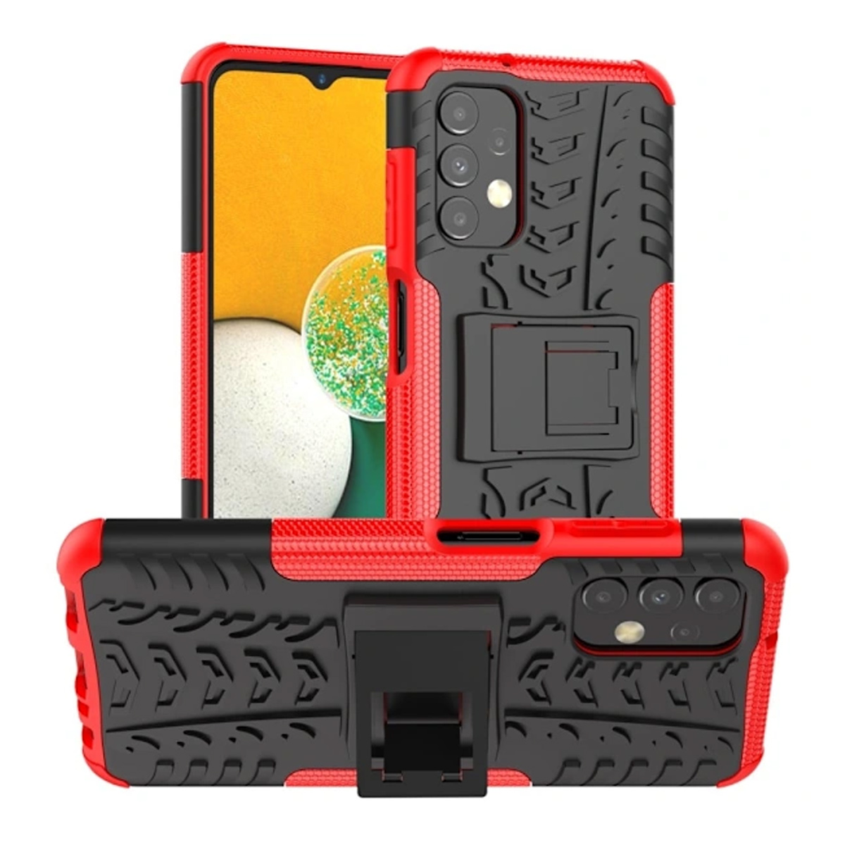 Offroad-kompatible Hülle Für Samsung Galaxy A13 4g – Rot - Offroad-kompatible Hülle Für Samsung Galaxy A13 4g – Rot