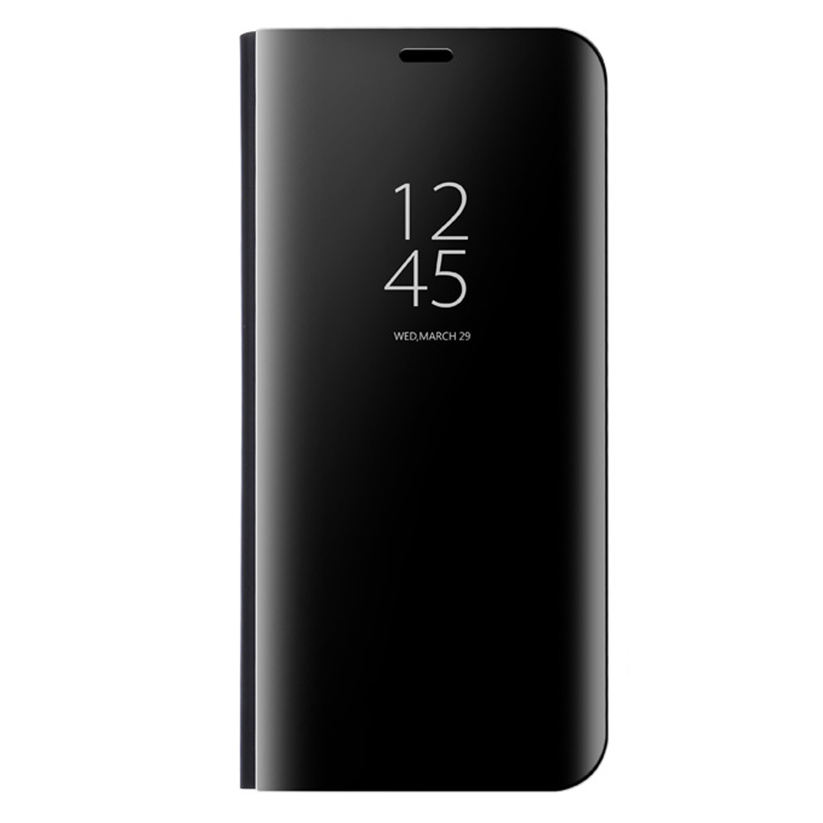 Passend Für Galaxy S23 Plus Hülle Mit Smart View Und Touch-funktion, Schwarz