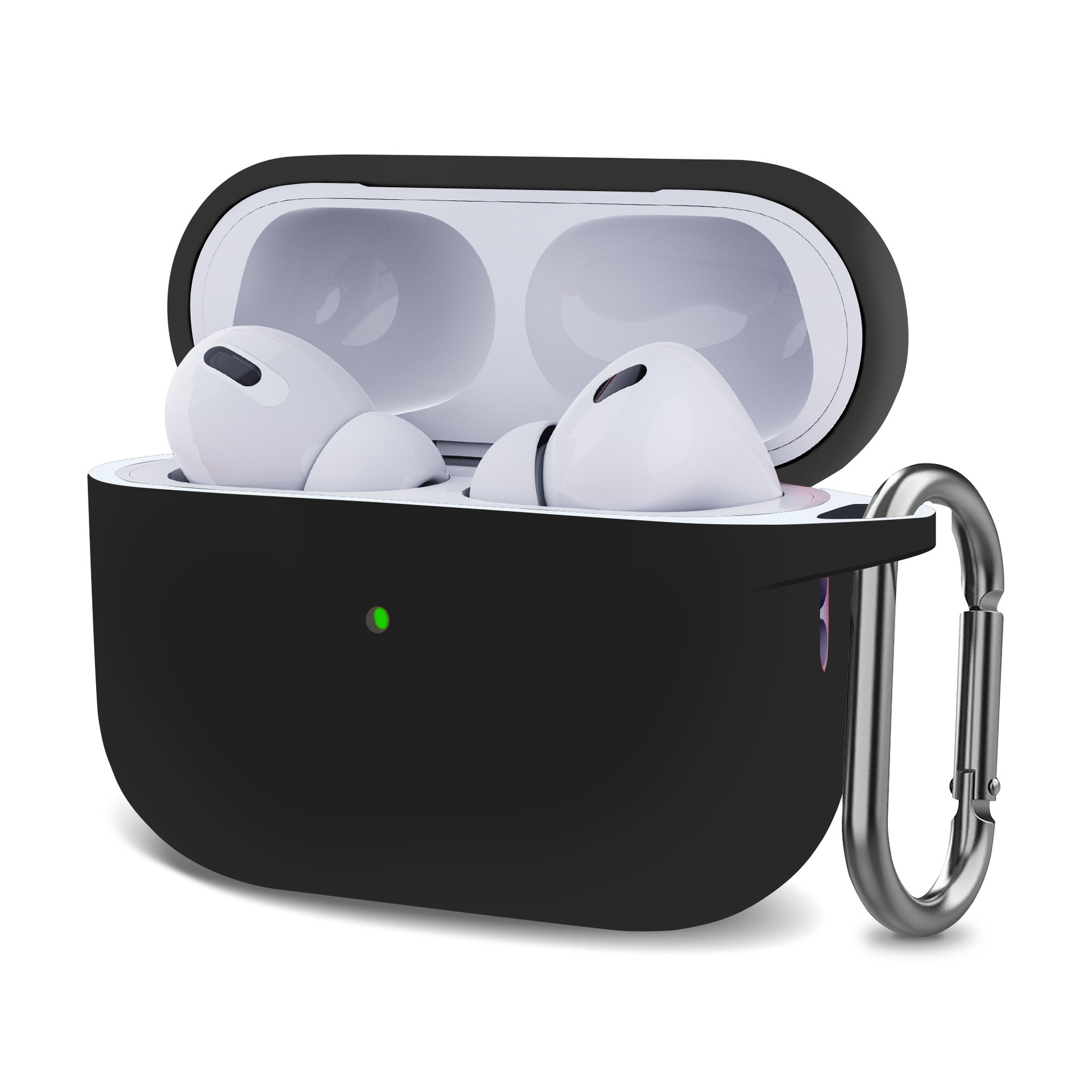 Schutzhülle Für Airpods Pro 3, Kompatibel Mit Airpods Pro Der 3. Generation (2025), Kompatibel Mit Magsafe, Vollständiger Fallschutz Mit Trageschlaufe, Schwarz