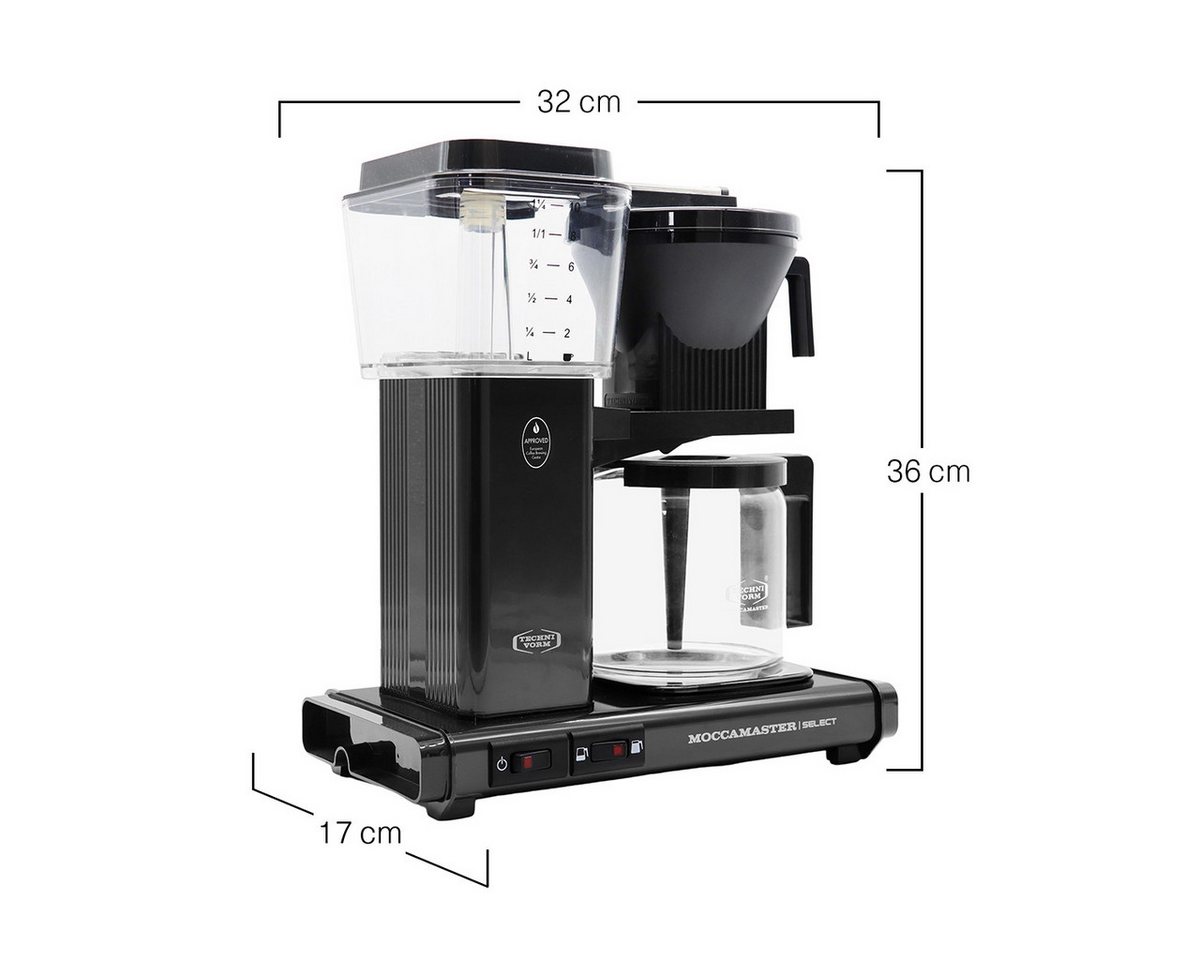 Moccamaster Kbg Select Semi-auto Drip Coffee Maker 1.25 L Bild 4