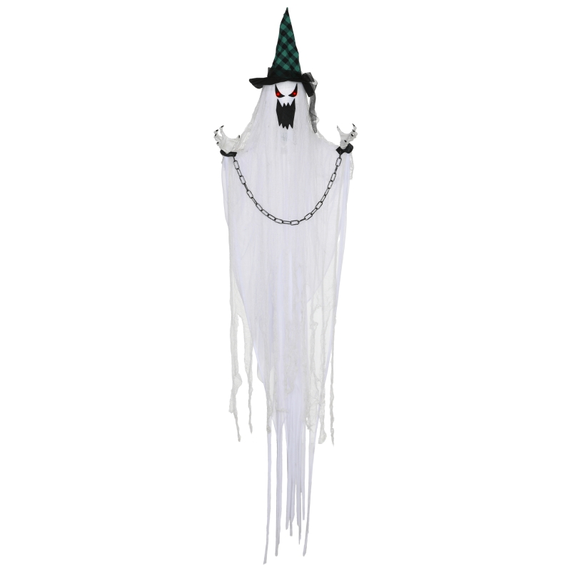 Halloween-geister-dekoration, Animiert Mit Heulen & Bewegung, Batteriebetrieben, 88x16x204 Cm