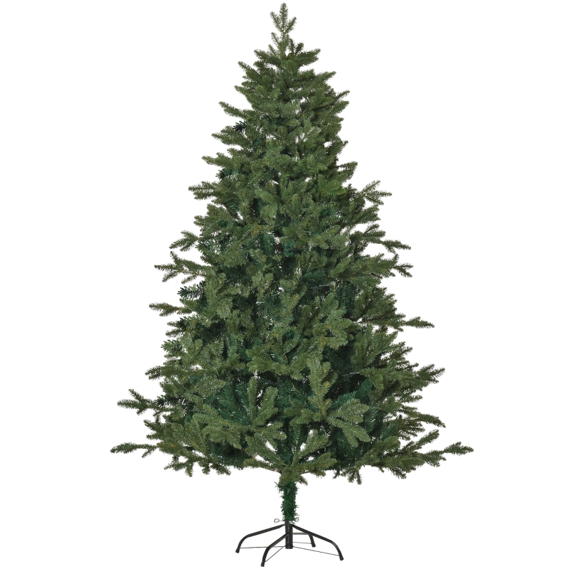 Weihnachtsbaum Künstlich 1,8 M, Pvc/pe, Metallständer, Grün, Ø120 Cm