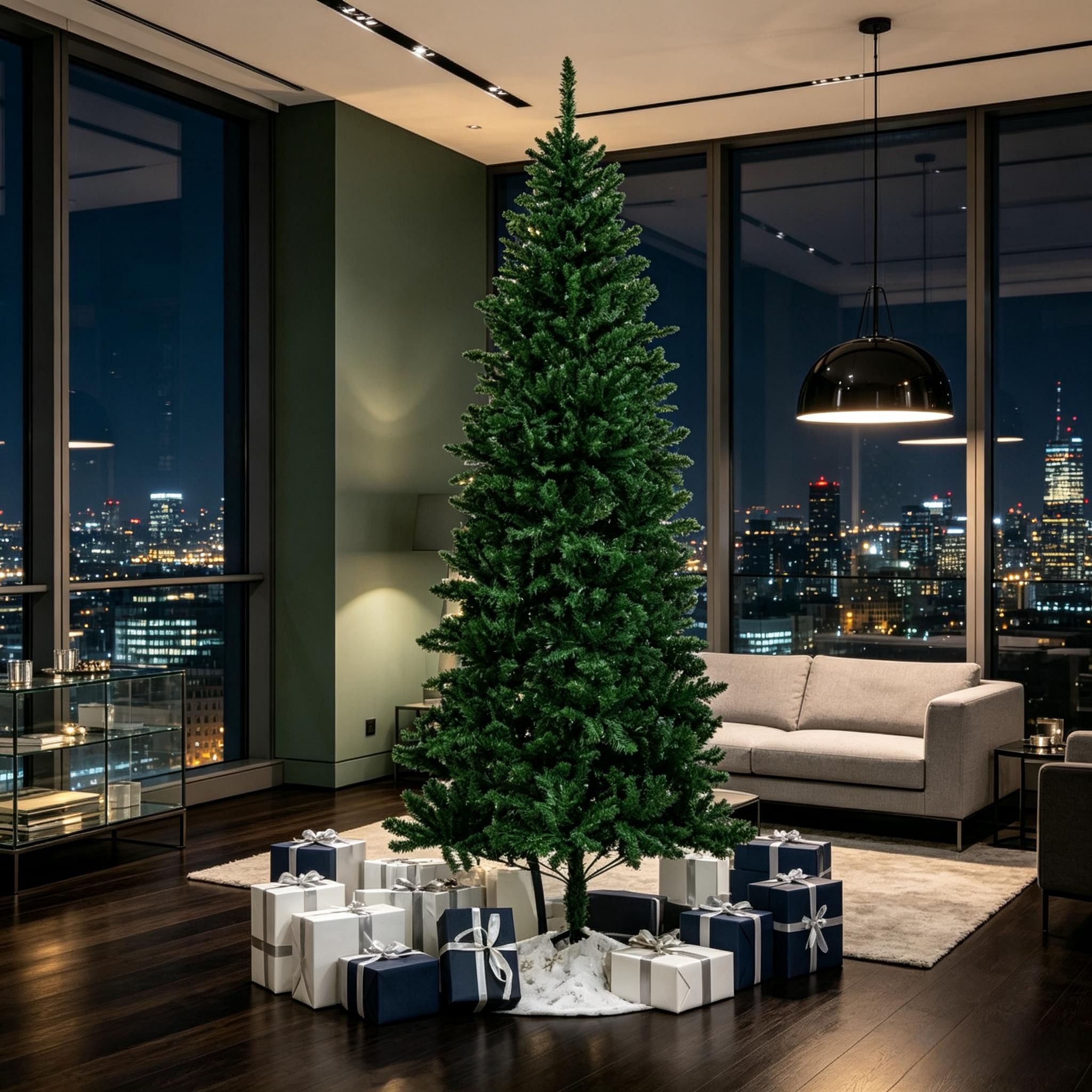 Künstlicher Weihnachtsbaum 210 Cm, 865 Zweige Nordmann-tanne Grün