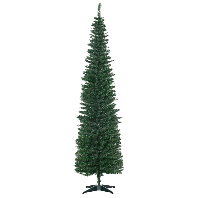 Weihnachtsbaum Künstlich 2,1 M, Mit Ständer & Weihnachtsstern, Grün