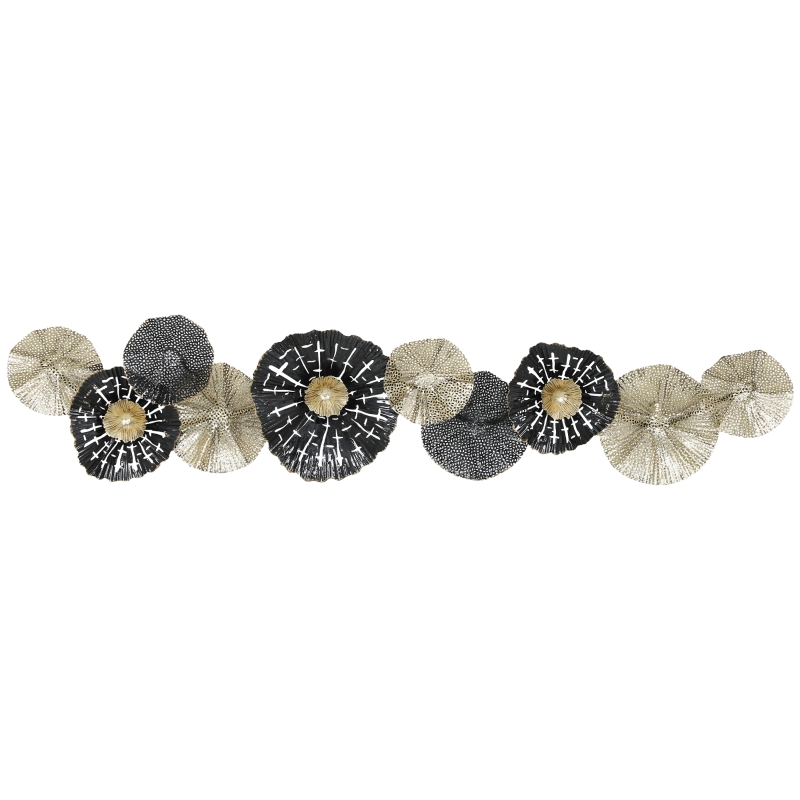 Wandbild Mit Metallrahmen, Modern, Schwarz-gold
