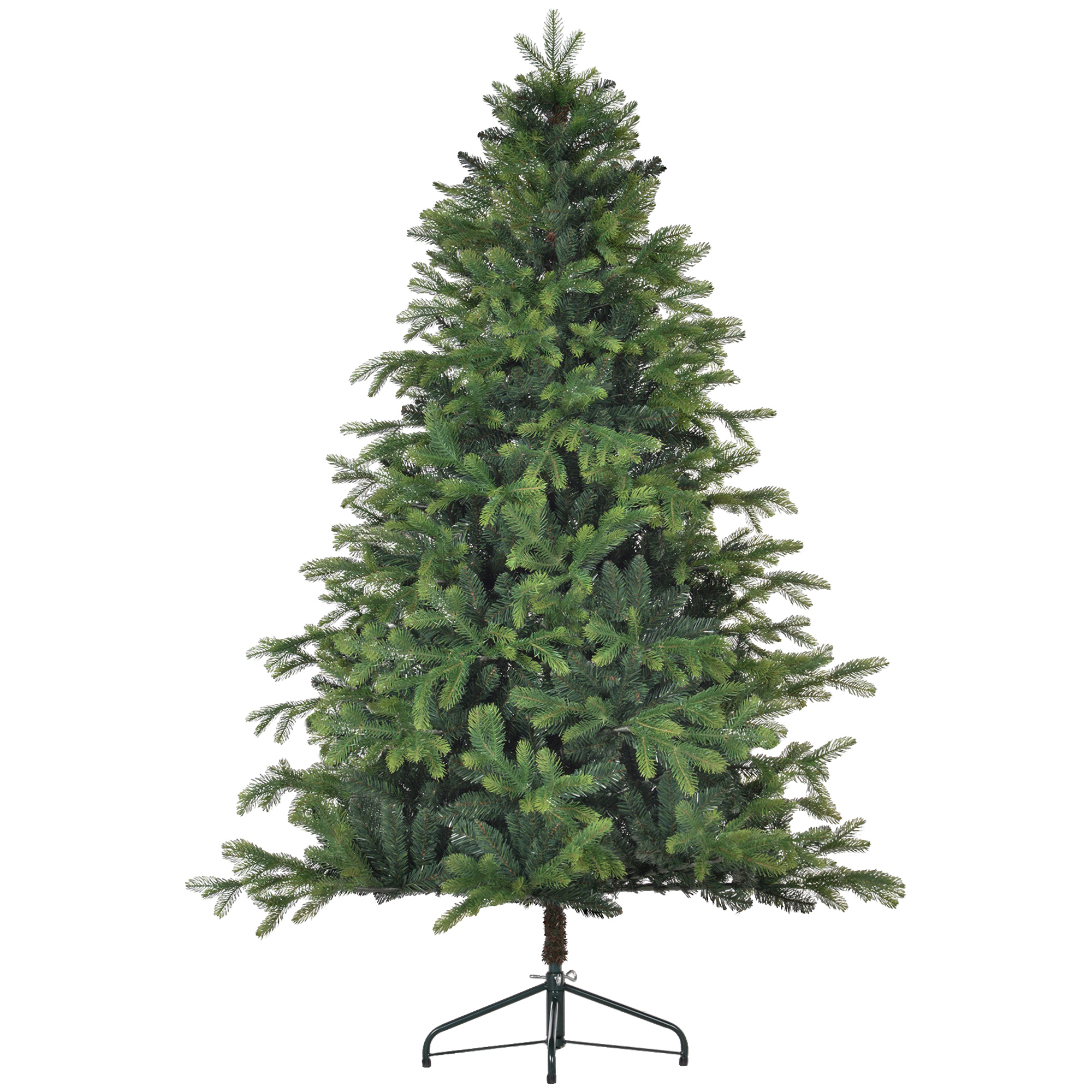 Weihnachtsbaum Künstlich 180 Cm, 1700 Spitzen, Metallständer, Grün