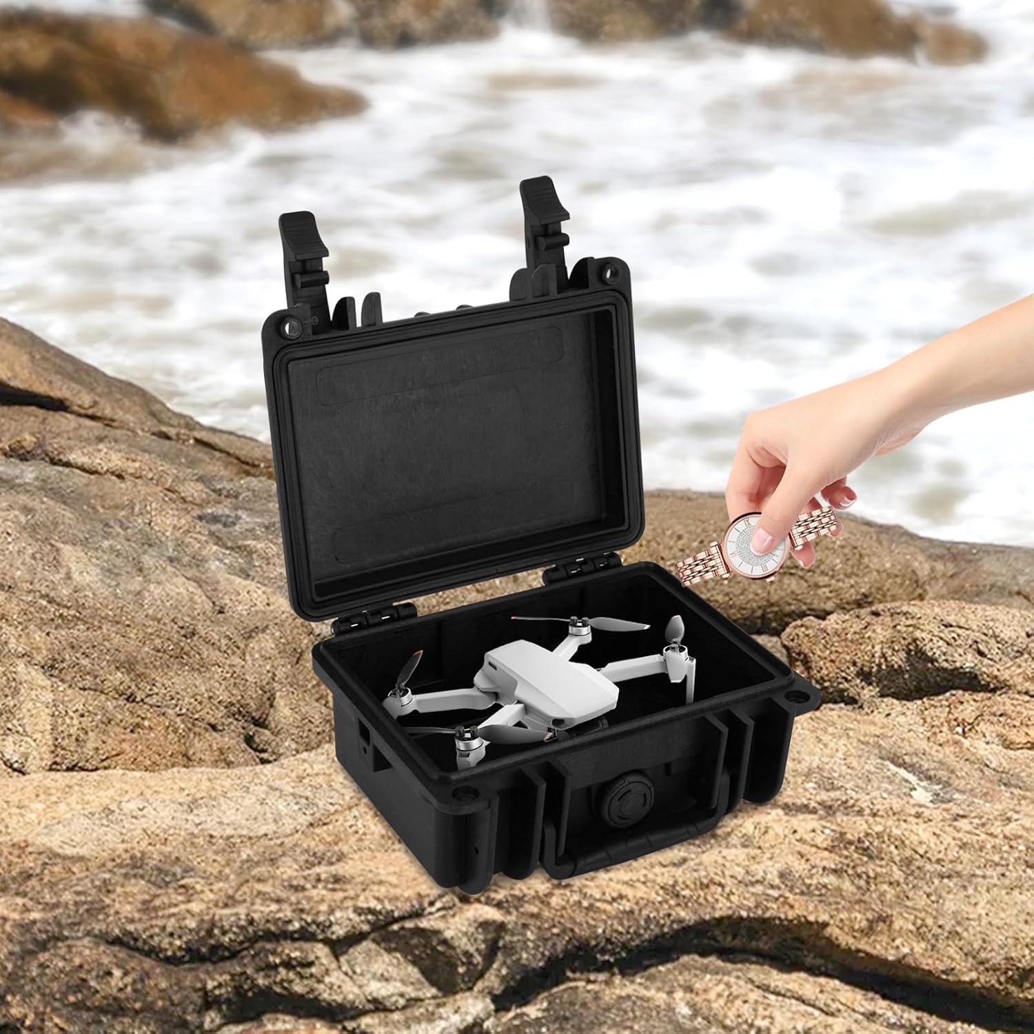 Transportkoffer Mit Schaumstoff, Universalkoffer, Wasserdichter Outdoor-fotokoffer, Schutzkoffer