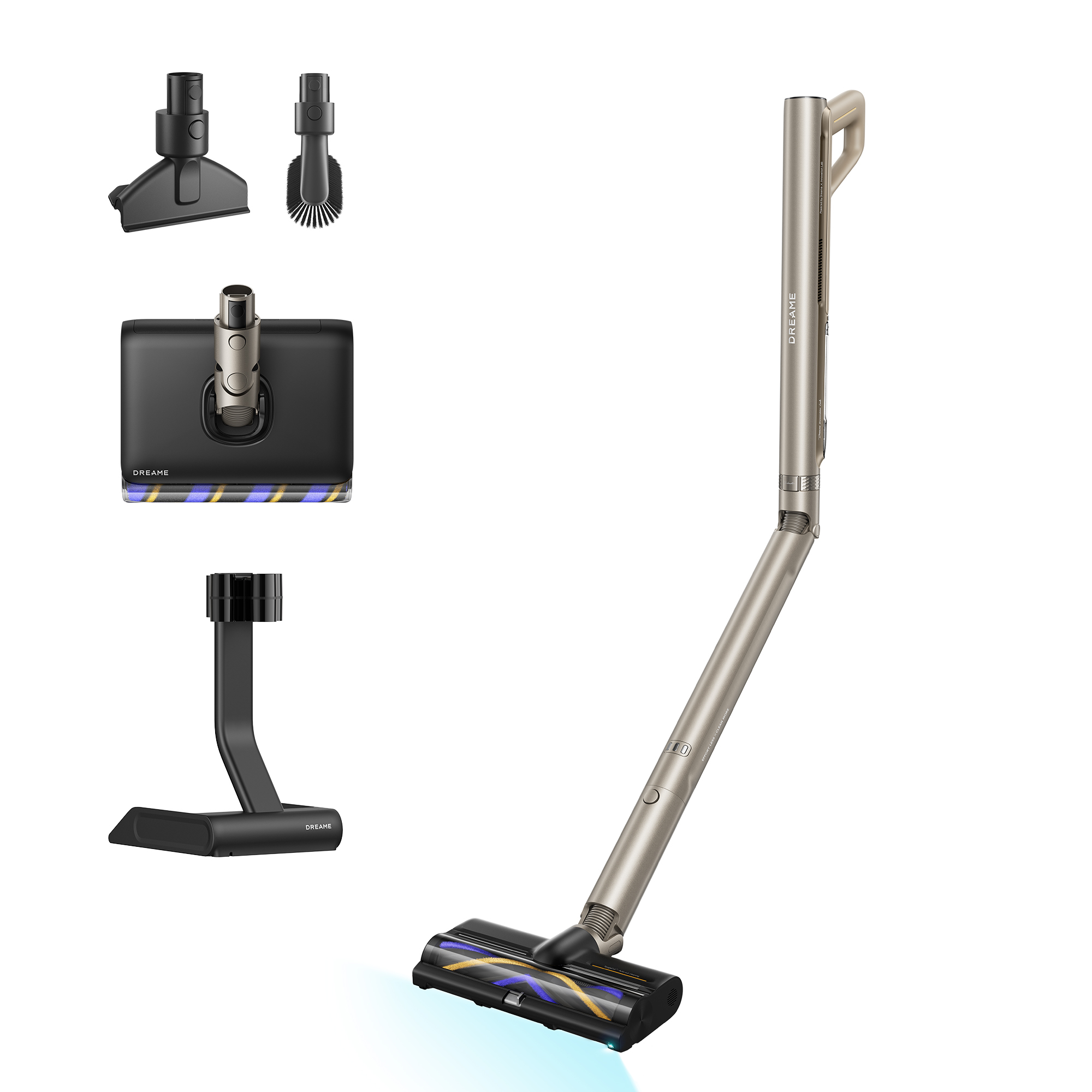 Dreame Aqua Air Akku Staubsauger, 20 000 Pa, 0,9 Kg, Leistungsstarke Nass- Und Trockenreinigung, 90° Klappbar, Selbstreinigung
