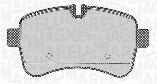 Mm Pf0284 Magneti Marelli Bremsbeläge Hinten Ohne Sensor