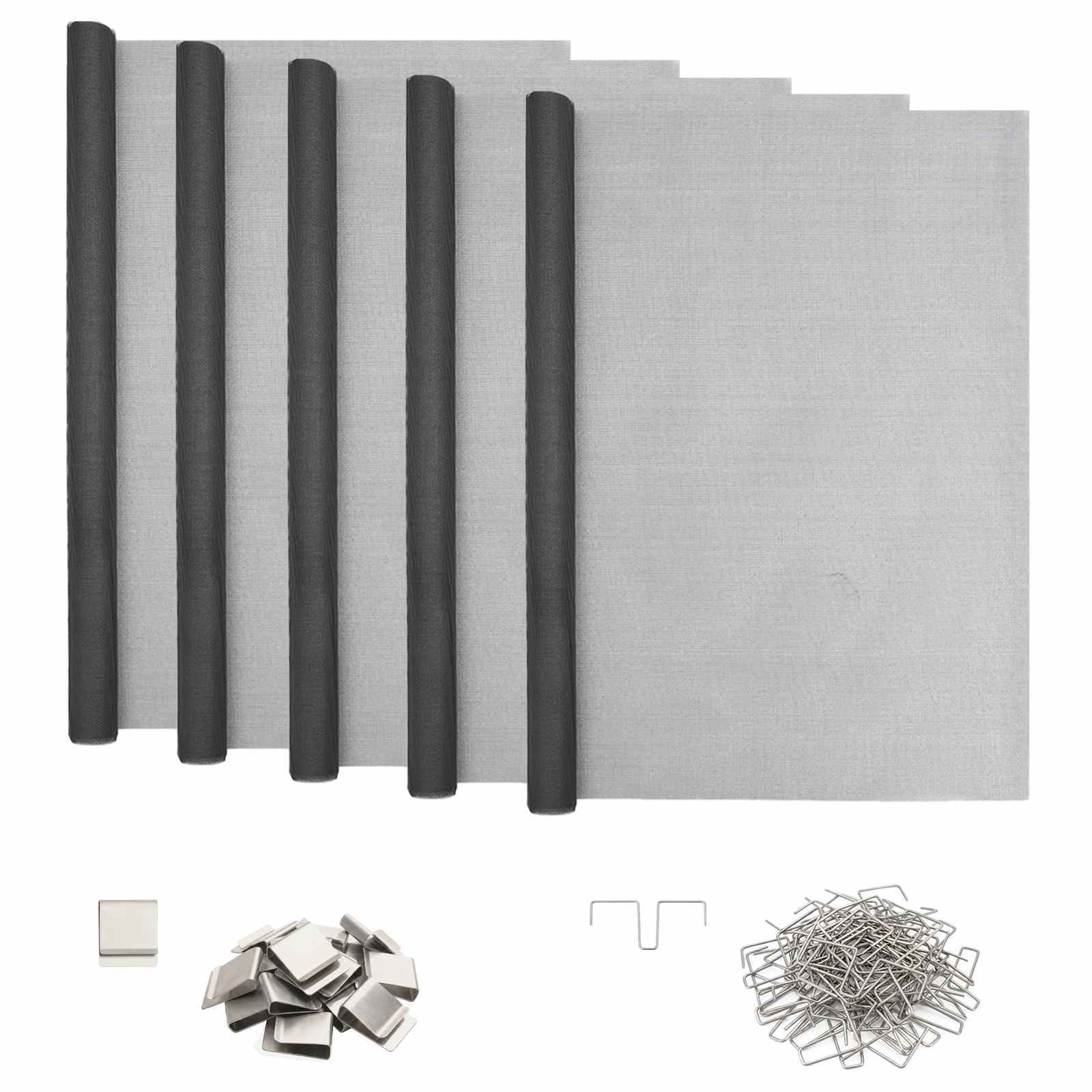 Maison Exclusive - Lichtschachtabdeckung Mit Clips 5 Stk. 70 X 19
