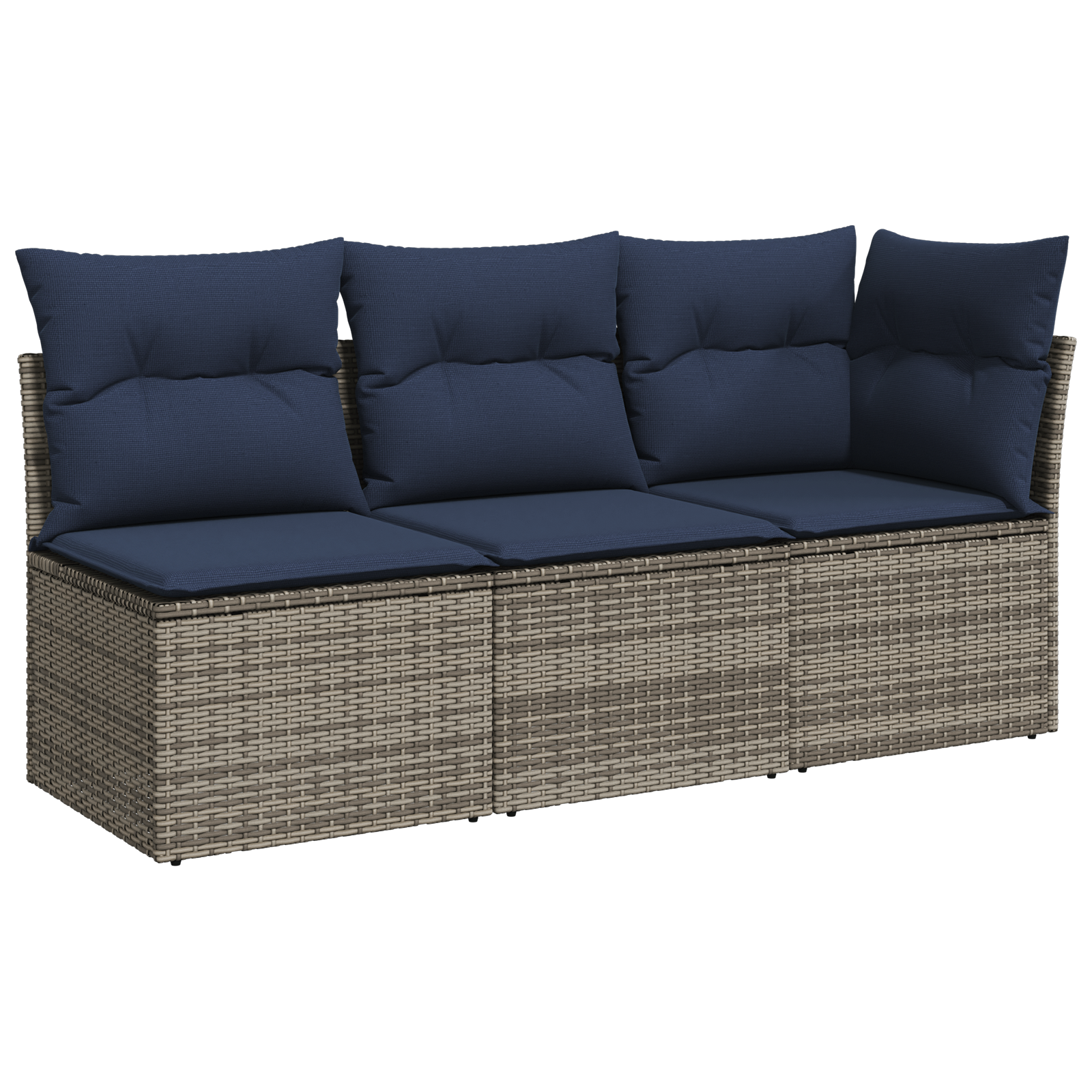 Maison Exclusive - Garten-sofa Mit Kissen Grau 172 X 62 X 69 Cm P