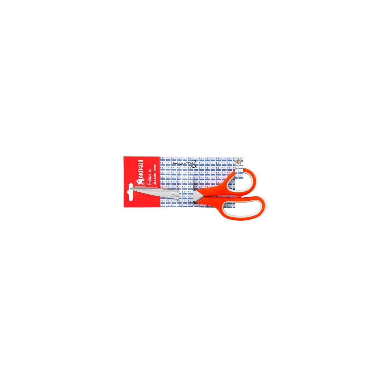 Artiglio 4365t Büro- & Bastelschere Universal Gerader Schnitt Orange, Edelstahl, Weiß