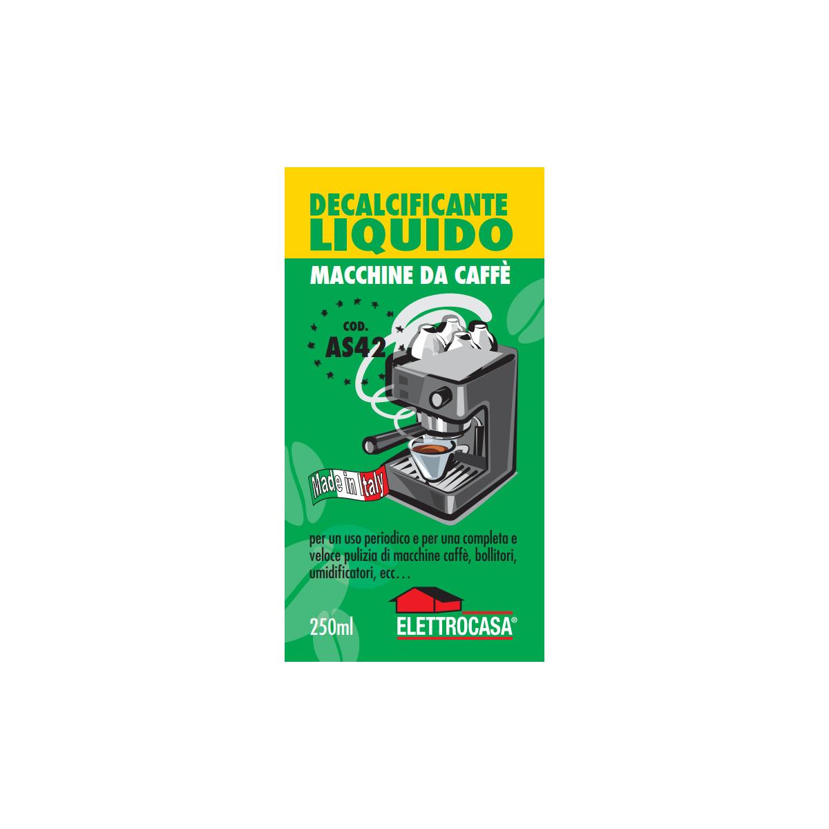 Elettrocasa As42 Haushaltsgeräte-reiniger Kaffeemaschine 250 Ml