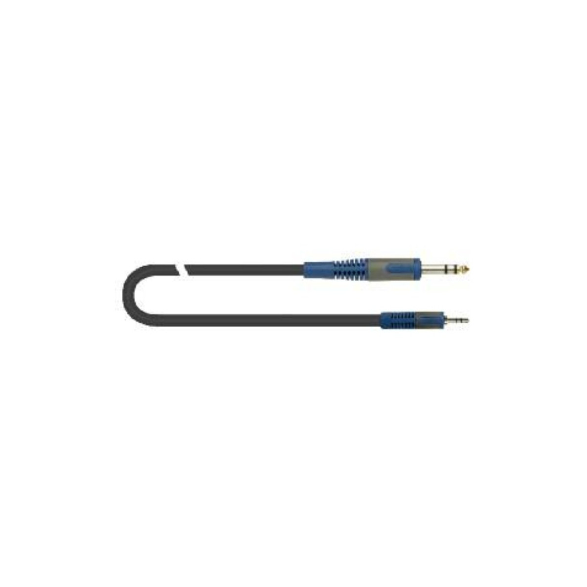 Quik-lok Rksa/139-3 Audio-kabel 3 M 3.5mm 6.35mm Schwarz, Blau, Grau