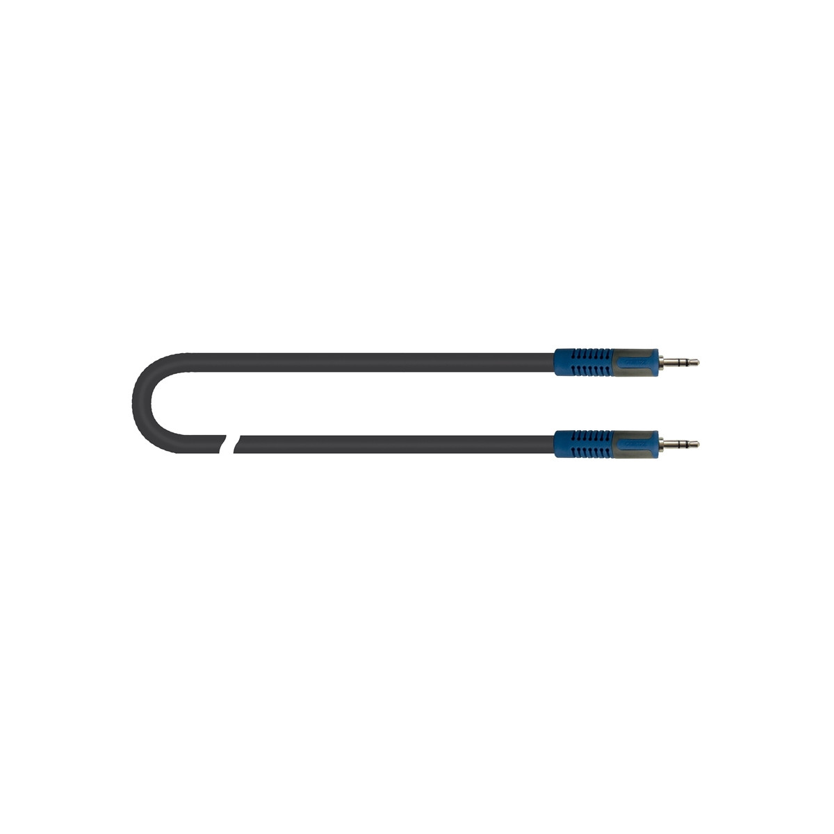 Quik-lok Rksa/138-5 Audio-kabel 5 M 3.5mm Schwarz, Blau, Grau