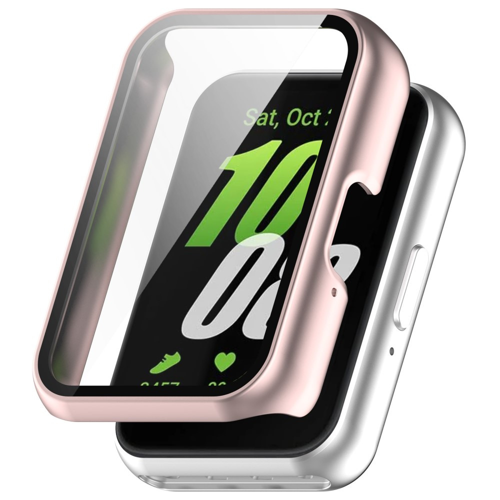 2-in-1-hülle + Schutzglas Für Samsung Galaxy Fit 3, Roségold