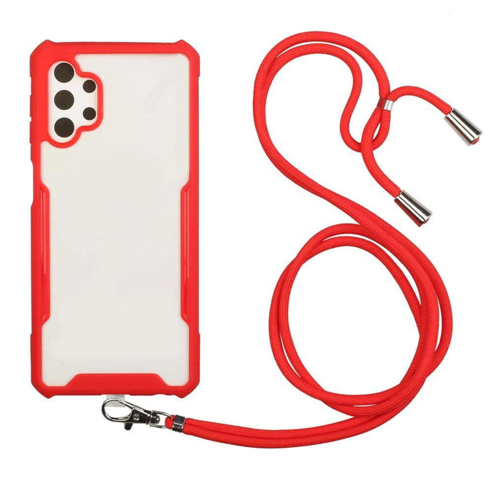 Erbord Antidrop Matte Hybrid Hülle Für Samsung Galaxy A32 5g, Rot