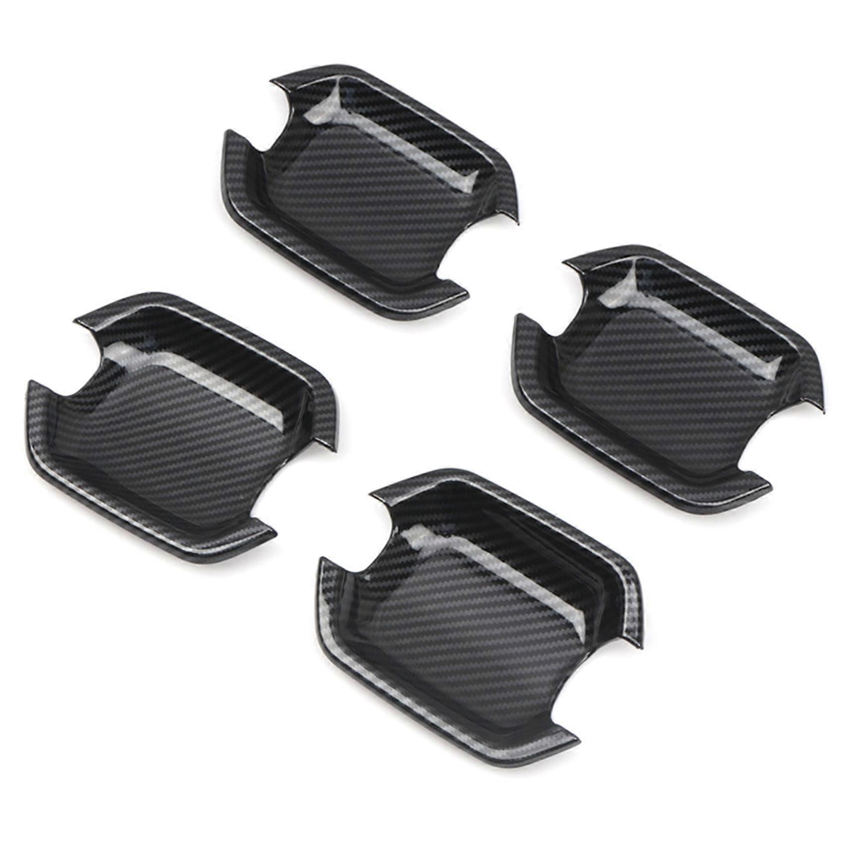 Auto Styling Carbon Faser Muster Griffe Schalen Rahmen Abdeckung Trim Für Pajero V80 V93 V95 V97 V98 2007