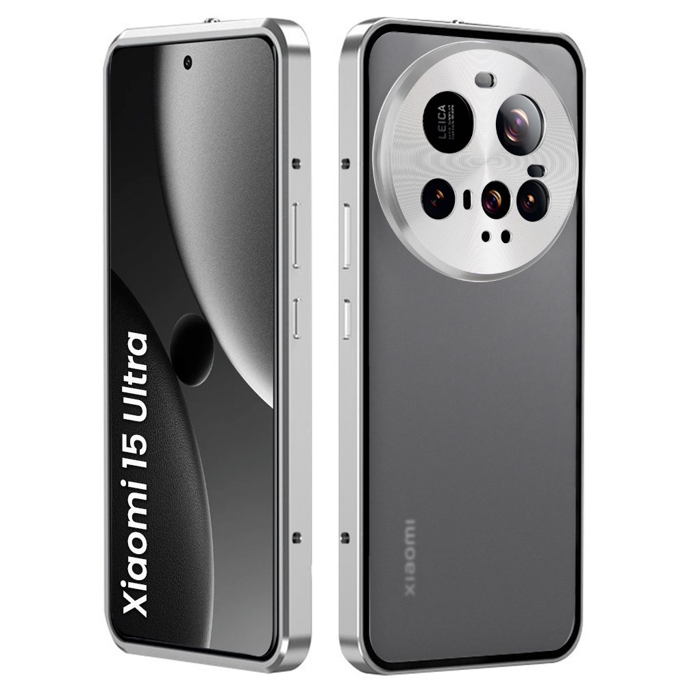 Schutzhülle Für Xiaomi 15 Ultra, Rahmenhülle, Silber