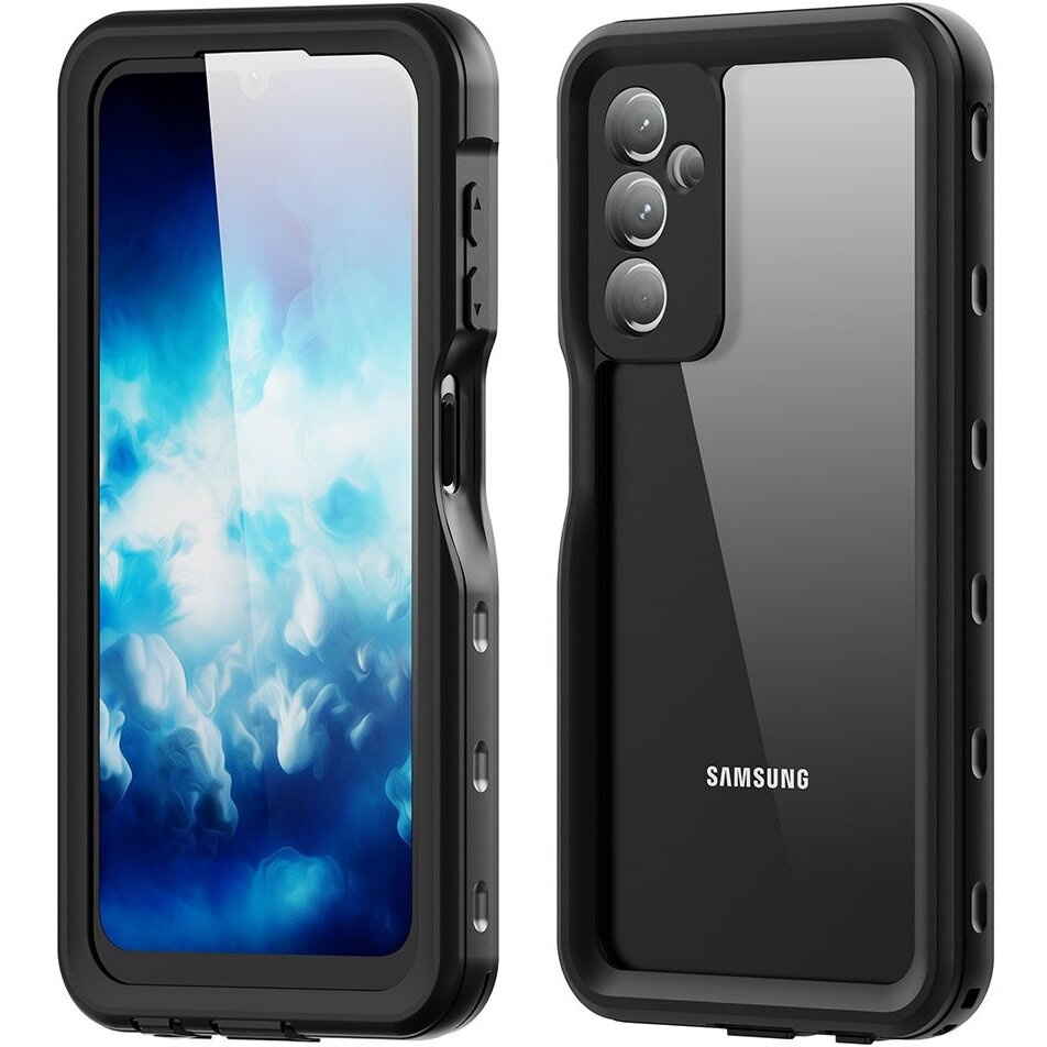 Ip68 Wasserdichte Hülle Für Samsung Galaxy A25 5g, Rotpfeffer, Schwarz