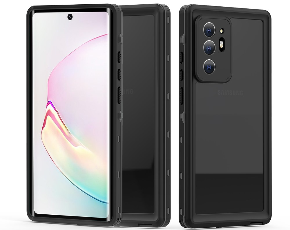 Ip68 Wasserdichte Hülle Für Samsung Galaxy Note 20 Ultra, Rotpfeffer, Schwarz