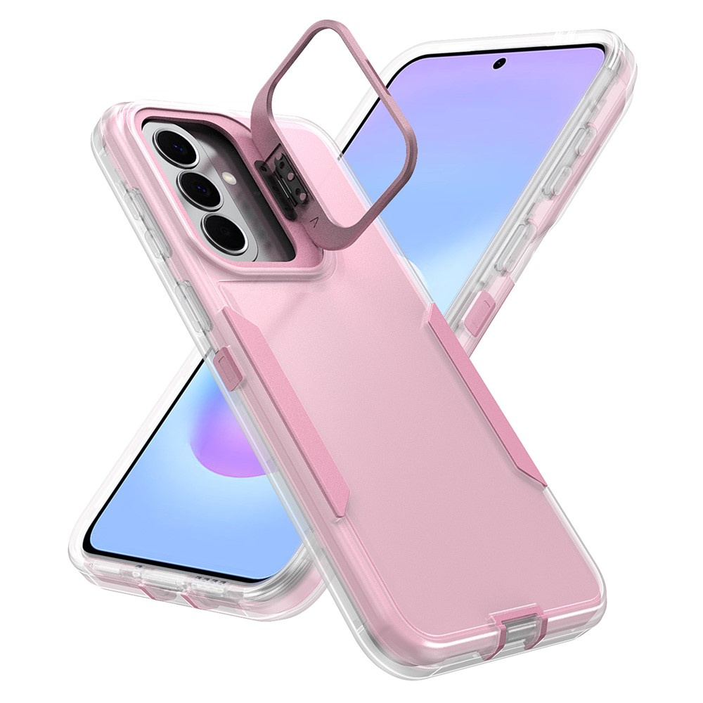 Schutzhülle Mit Ständer Für Samsung Galaxy A27 5g, Transparentes Rosa