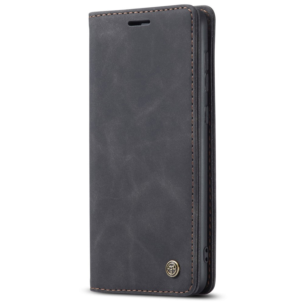 Caseme Hülle Für Samsung Galaxy A53 5g, Leder-brieftaschenhülle, Schwarz
