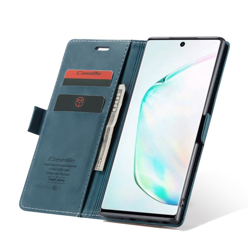 Caseme Hülle Für Samsung Galaxy Note 10 Plus/5g, Leder-wallet-hülle, Grün