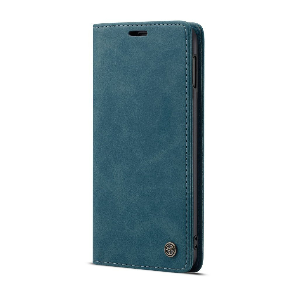 Caseme Schutzhülle Für Samsung Galaxy S10e, Leder-brieftaschenhülle, Blau