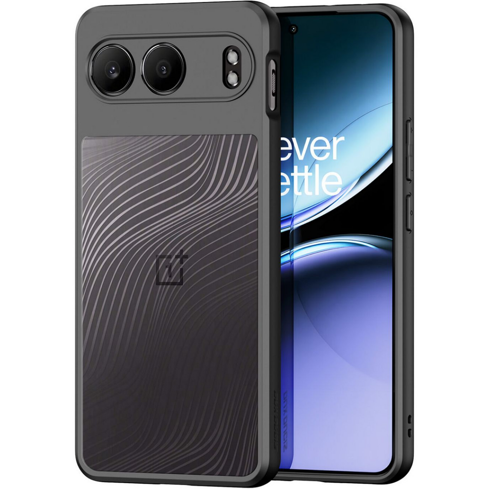 Duxducis Hülle Für Oneplus Nord 4, Aimo Hülle, Transparent/schwarz