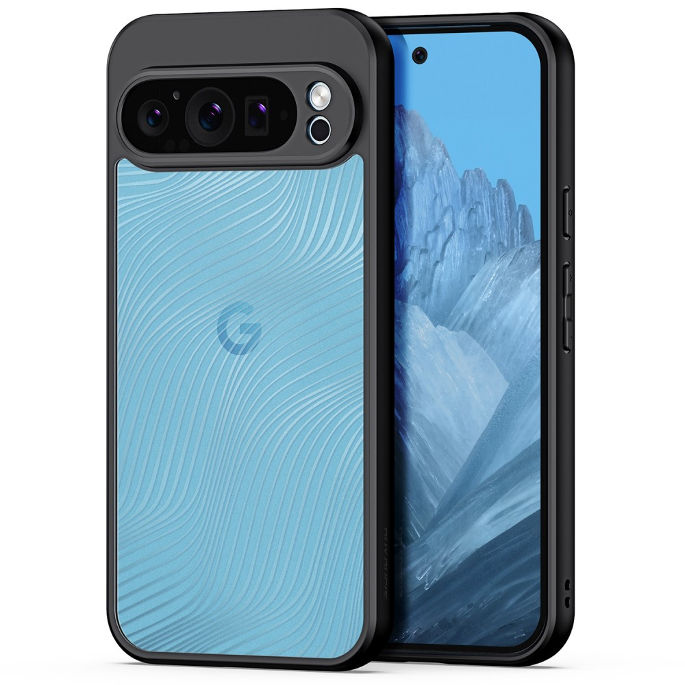 Duxducis Hülle Für Google Pixel 9 Pro Xl, Aimo Hülle, Transparent/schwarz