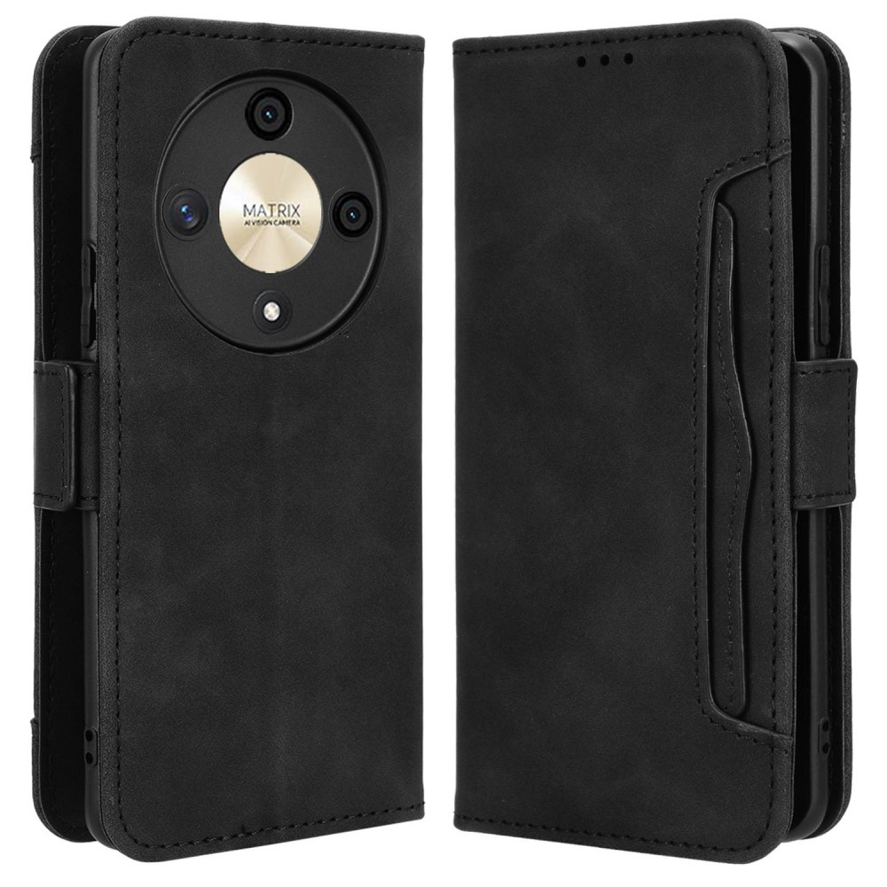 Klapphülle Für Honor Magic 6 Lite 5g, Mit Kartenfach, Schwarz