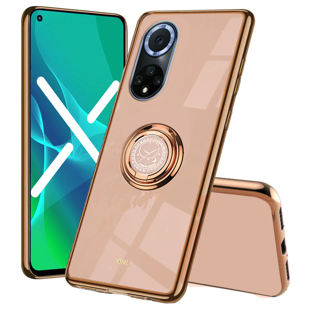 Huawei Nova 9 Hülle, Rose Electro Ring, Gold