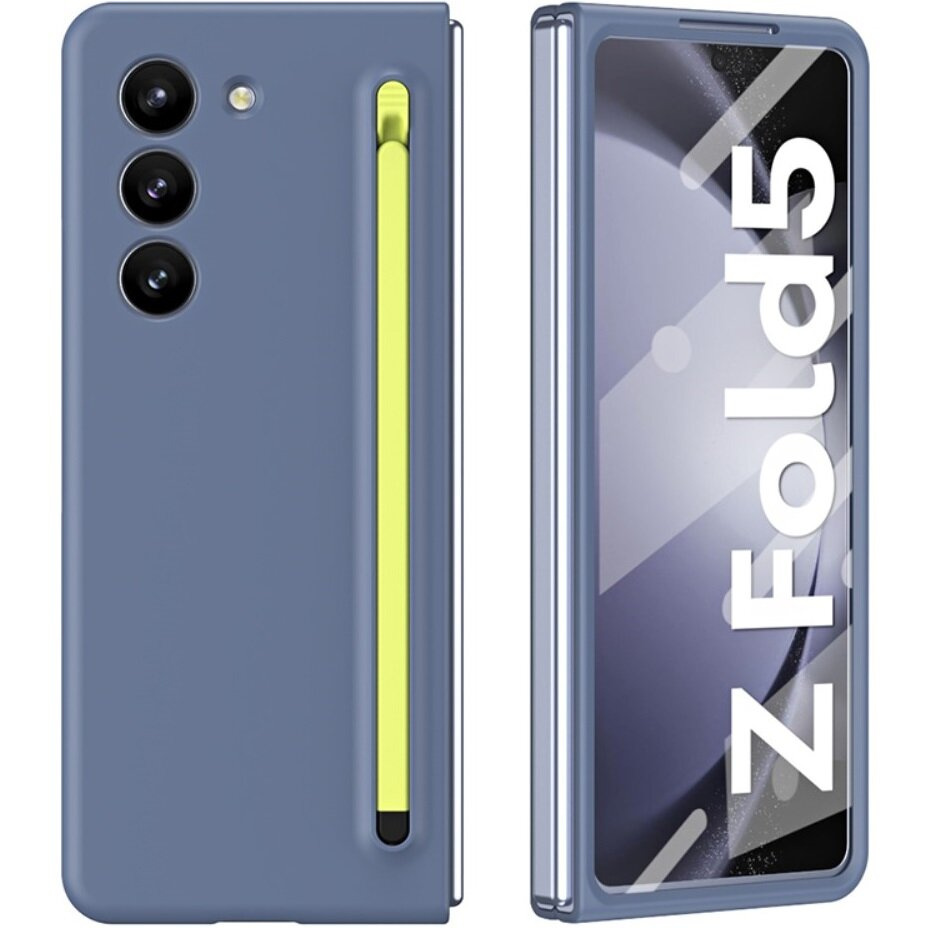 Samsung Galaxy Z Fold 5 5g Hülle Mit Glas Und Stift, Blau/grün