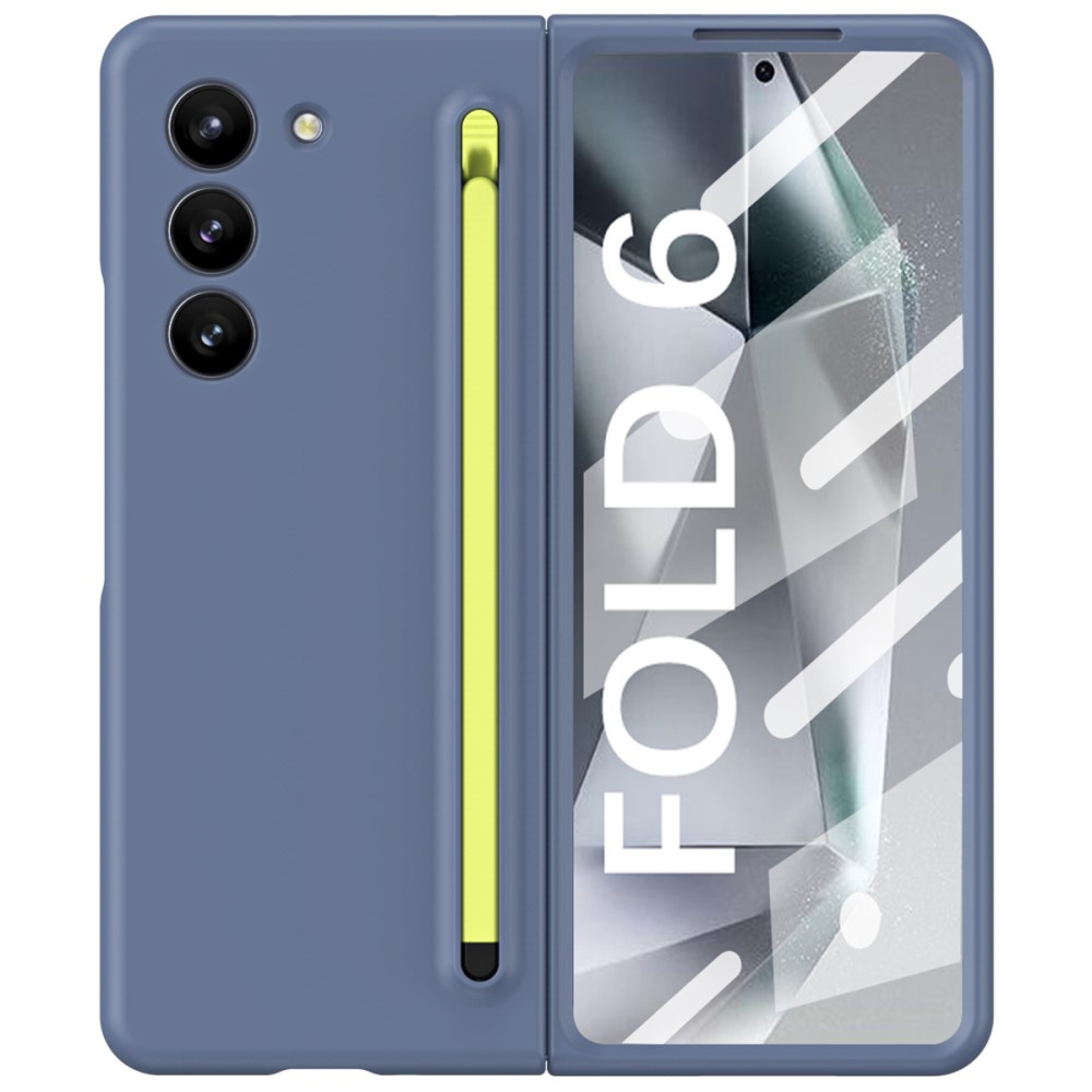 Samsung Galaxy Z Fold6 5g Hülle Mit Glas Und Stift, Blau/grün