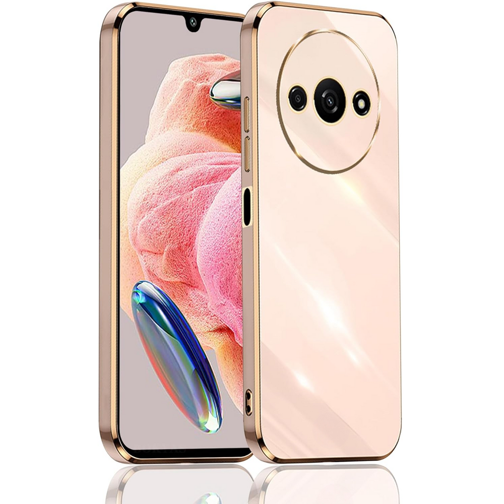 Schutzhülle Für Xiaomi Redmi A3, Glamour Camshield, Roségold
