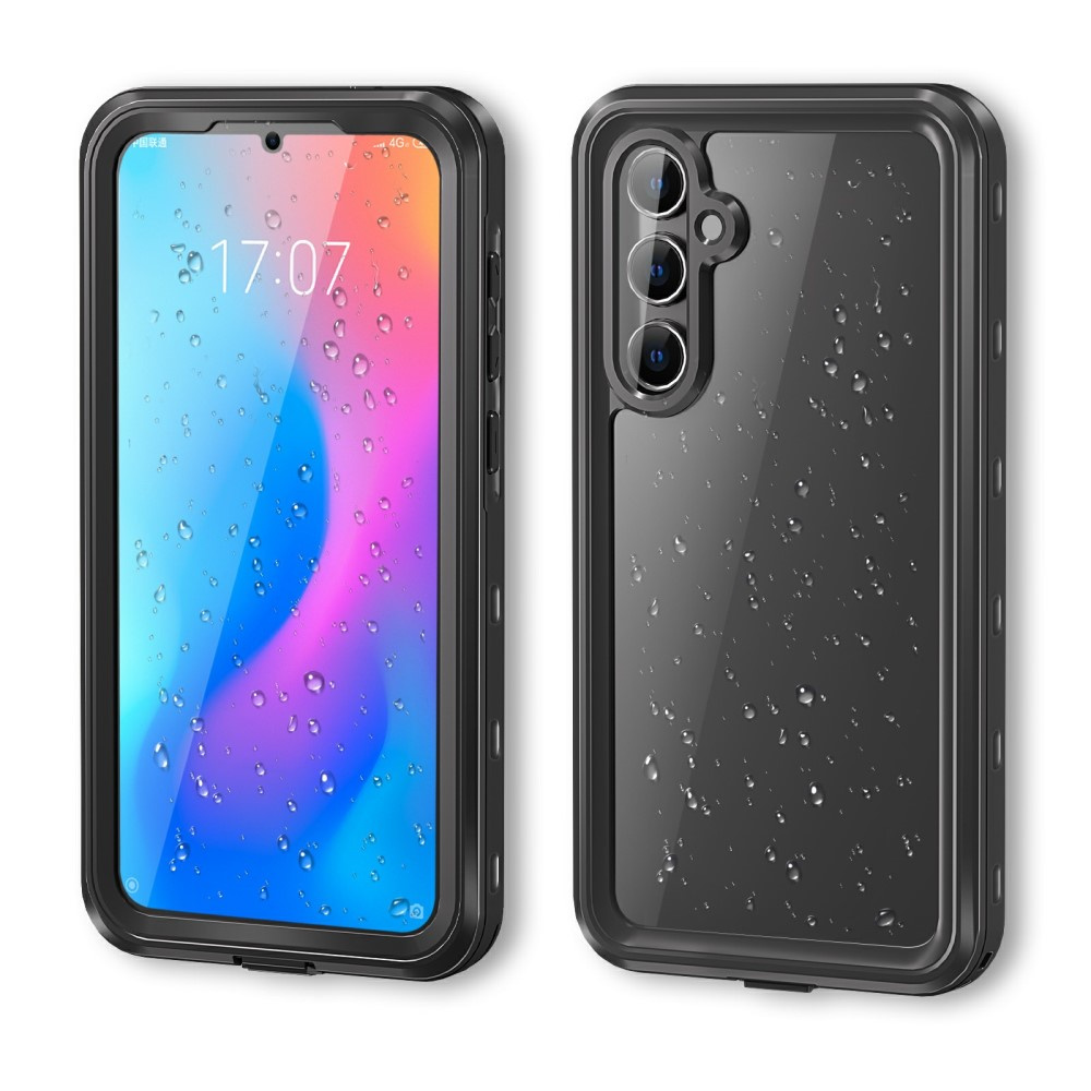 Ip68 Wasserdichte Hülle Für Samsung Galaxy A55 5g, Rotpfeffer, Schwarz