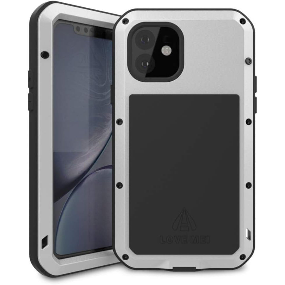 Love Mei Iphone 11 Hülle, Mit Glas Geschützt, Silber