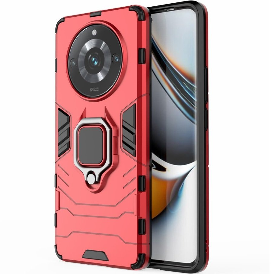 Realme 11 Pro / 11 Pro+ Schutzhülle Mit Ständerring, Rot