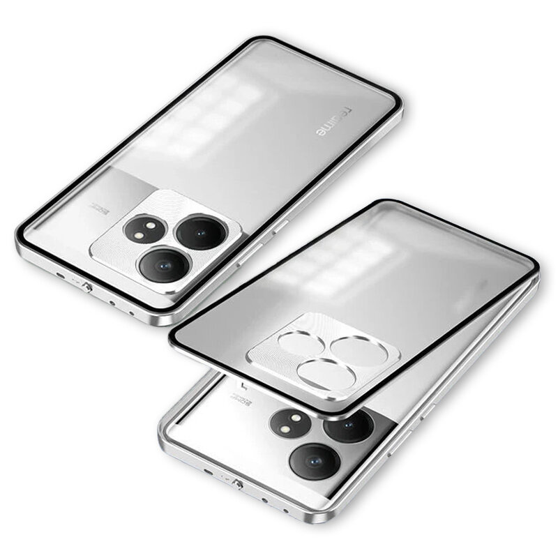 Schutzhülle Für Realme Gt 6 / 6t, Rahmenhülle, Silber