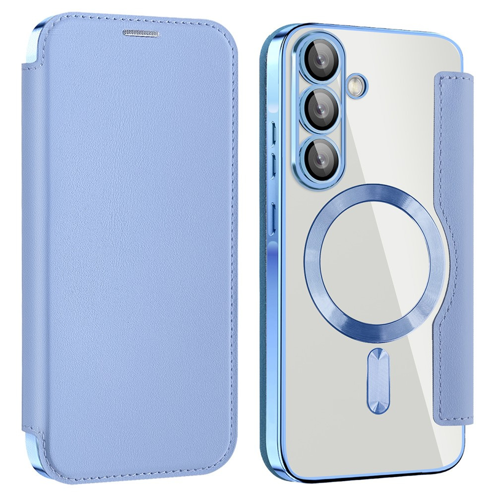 Samsung Galaxy A36 5g Flip Case, Rfid Wallet Magsafe Mit Kameraschutz, Blau